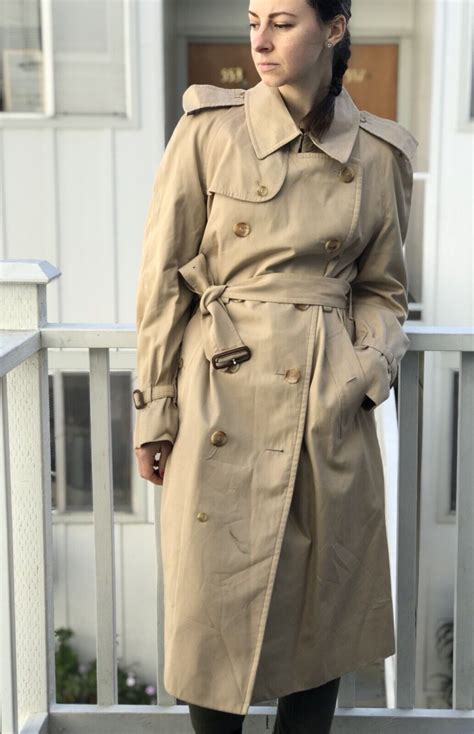 vintage burberry prorsum trench coat